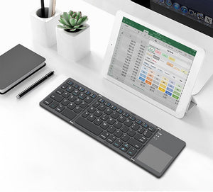 Triple Folding Keyboard for Windows Android IOS iPad Phone