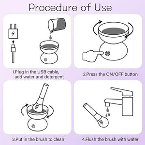 Electric Makeup Brush Cleaner